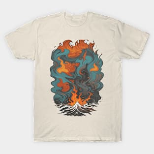 mountain abstrat T-Shirt